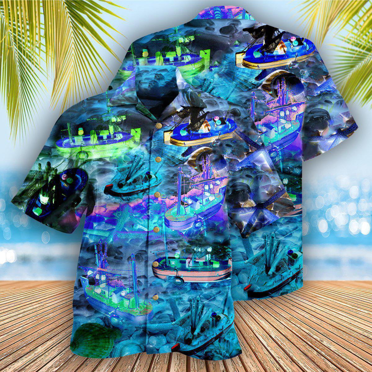 Boat Boat Blue Life Is Good On Our Boat - Hawaiian Shirt - Reefox