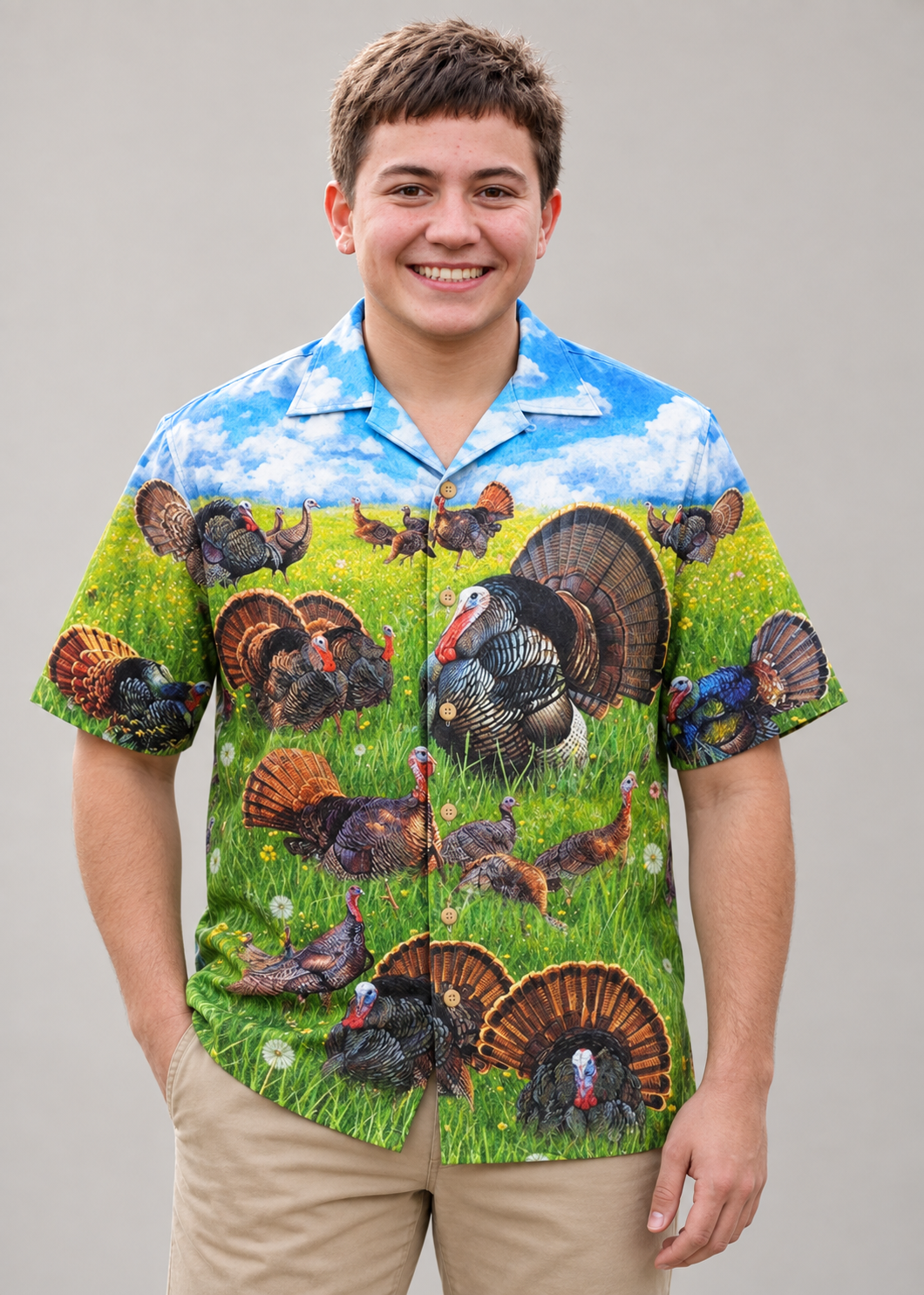 Turkey Animals Life Is Better With A Turkey - Hawaiian Shirt