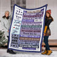 Family Mothers Day Mother Flannel Blanket For Soft Bed Couch And Home Comfort