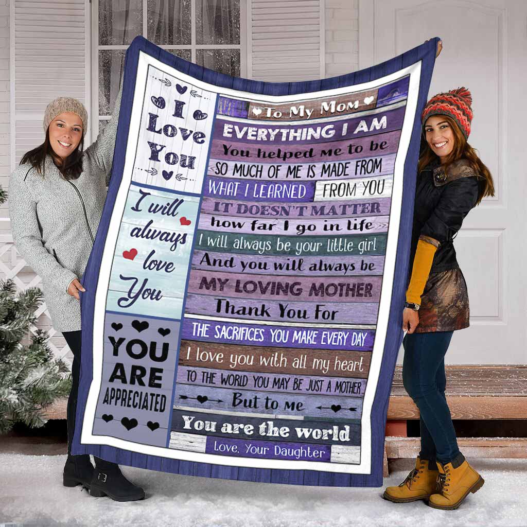 Family Mothers Day Mother Flannel Blanket For Soft Bed Couch And Home Comfort