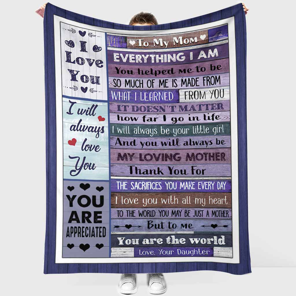 Family Mothers Day Mother Flannel Blanket For Living Room And Bedroom Styling