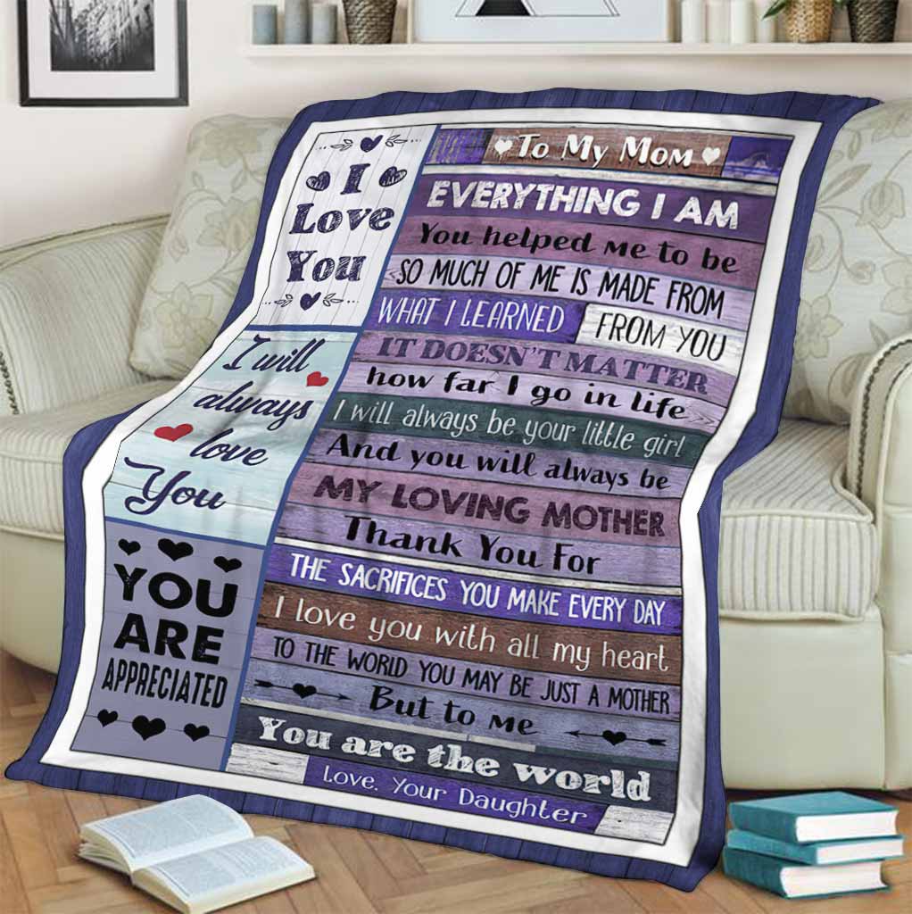 Family Mothers Day Mother Flannel Blanket For Bed Sofa And Reading Nook Decor