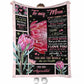 Artistic To Me You Are The World Mother Flannel Blanket For Cozy Bedroom And Sofa Decor