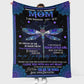 Butterfly Love Mom I Am Flannel Blanket For Living Room And Bedroom Styling