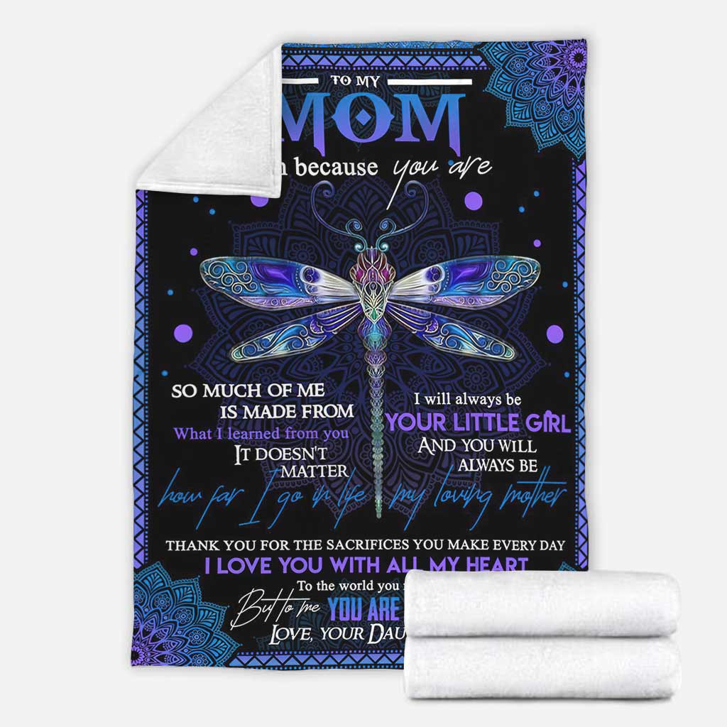 Butterfly Love Mom I Am Flannel Blanket For Cozy Home Lounging And Gifting