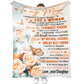 Rose Gift For Mom Mother Flannel Blanket For Cozy Bedroom And Sofa Decor