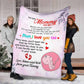 Family To My Mommy I Love You Flannel Blanket For Soft Bed Couch And Home Comfort