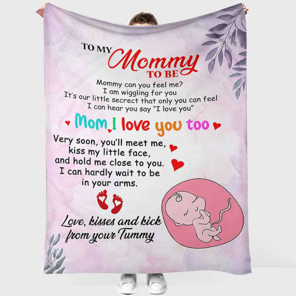 Family To My Mommy I Love You Flannel Blanket For Living Room And Bedroom Styling