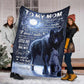 Wolf Gift For Mom Wolf Lover Flannel Blanket For Soft Bed Couch And Home Comfort