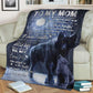 Wolf Gift For Mom Wolf Lover Flannel Blanket For Bed Sofa And Reading Nook Decor