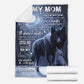 Wolf Gift For Mom Wolf Lover Flannel Blanket For Cozy Home Lounging And Gifting