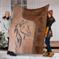Horse Love His Life Flannel Blanket For Soft Bed Couch And Home Comfort