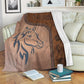 Horse Love His Life Flannel Blanket For Relaxing At Home And Travel