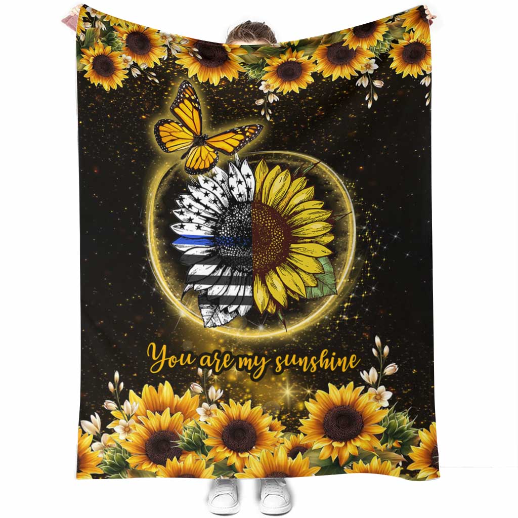 Sunflower Warm Sunshine Love Flannel Blanket For Cozy Bedroom And Sofa Decor