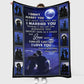 Family Love Forever Together Couple Flannel Blanket For Living Room And Bedroom Styling