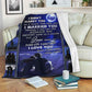 Family Love Forever Together Couple Flannel Blanket For Relaxing At Home And Travel