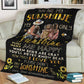 Family Warm Sunshine Love Flannel Blanket For Bed Sofa And Reading Nook Decor