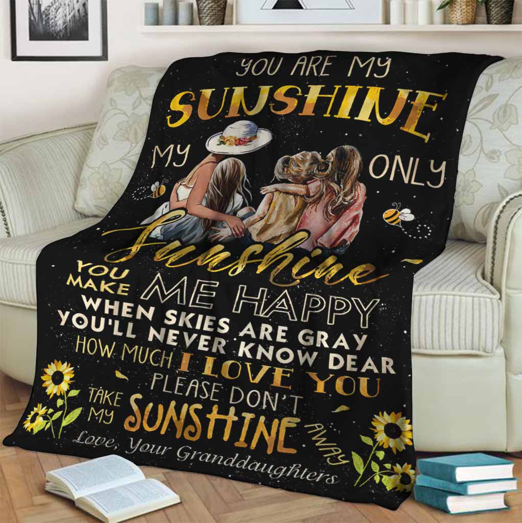 Family Warm Sunshine Love Flannel Blanket For Bed Sofa And Reading Nook Decor