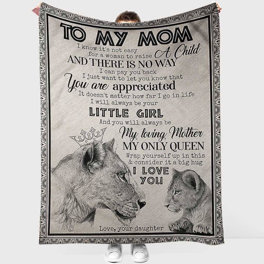 Lion Endless Family Love Flannel Blanket For Living Room And Bedroom Styling