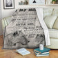 Lion Endless Family Love Flannel Blanket For Relaxing At Home And Travel