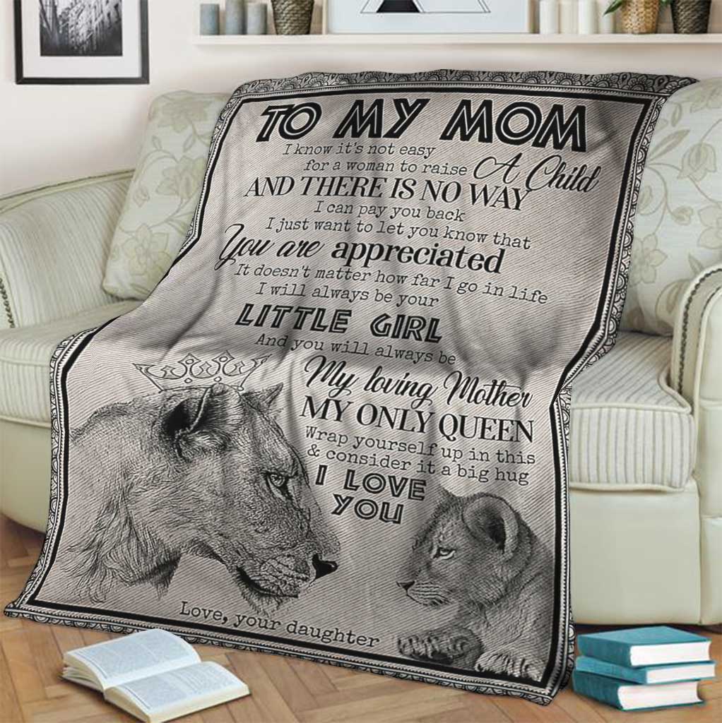 Lion Endless Family Love Flannel Blanket For Bed Sofa And Reading Nook Decor