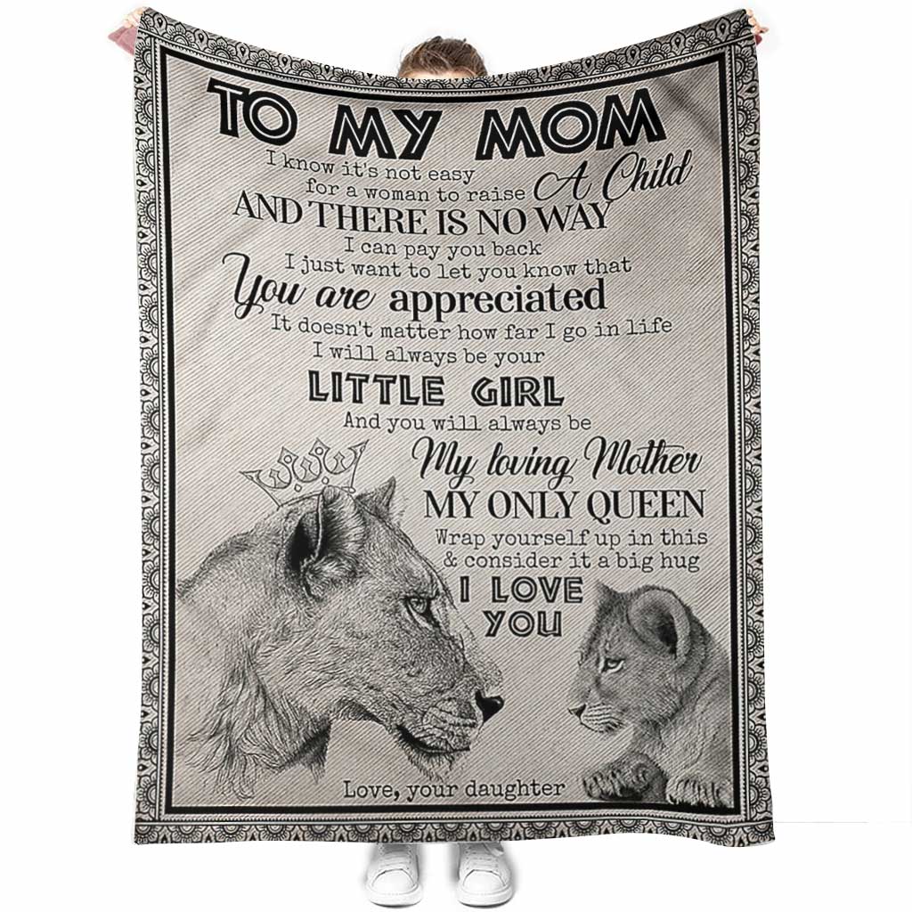 Lion Endless Family Love Flannel Blanket For Cozy Bedroom And Sofa Decor