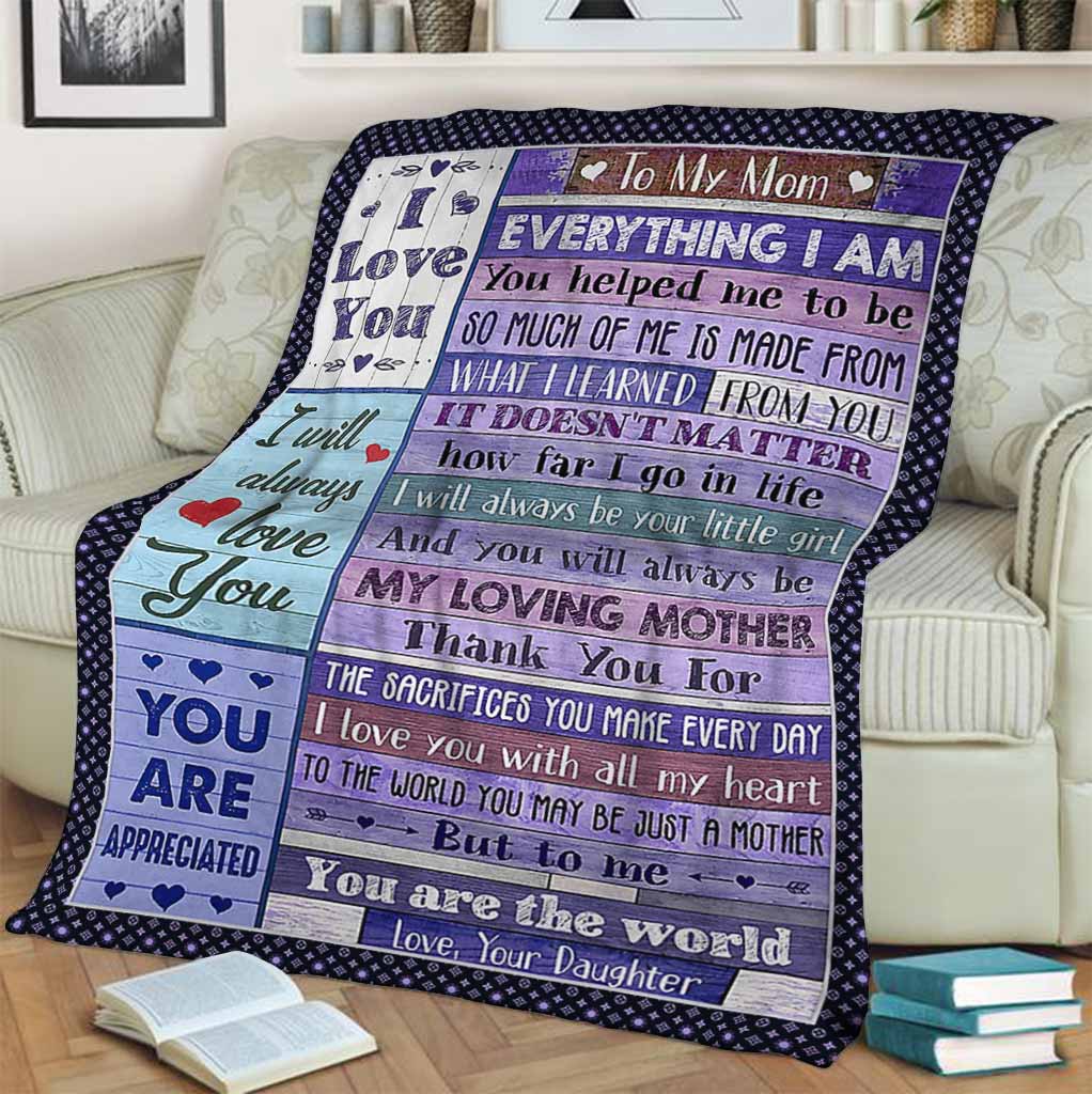 Family Endless Love Flannel Blanket For Relaxing At Home And Travel