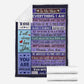 Family Endless Love Flannel Blanket For Bed Sofa And Reading Nook Decor