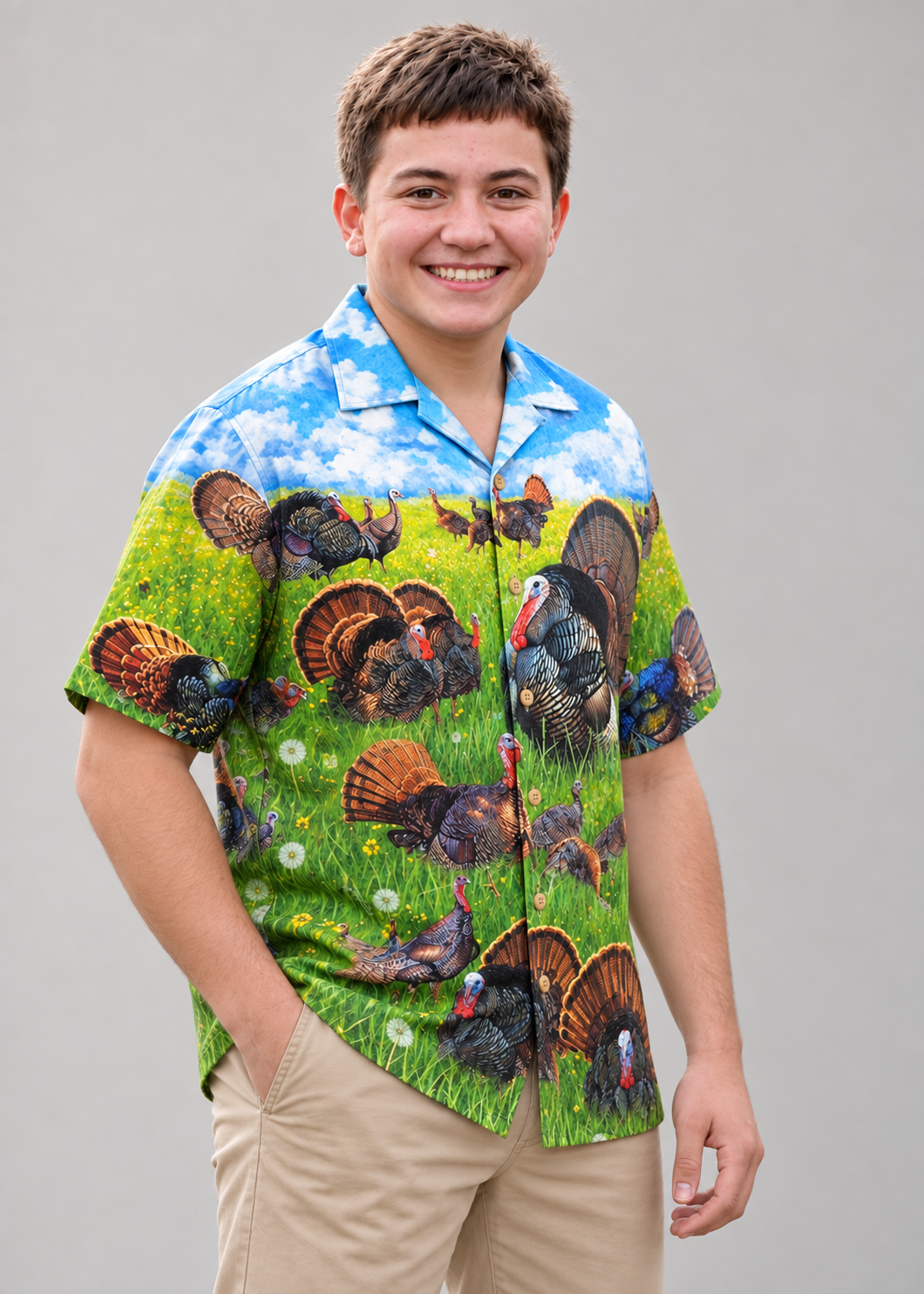 Turkey Animals Life Is Better With A Turkey - Hawaiian Shirt