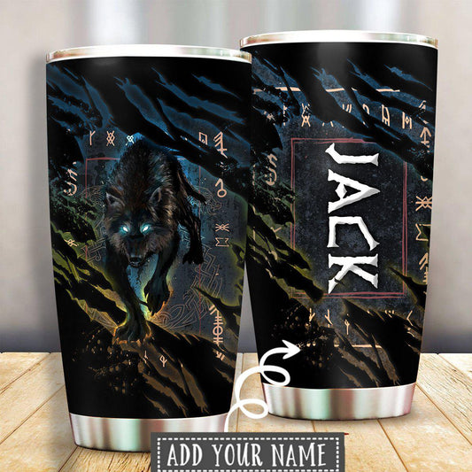 Viking Wolf Sign 20 Oz Tumbler For Travel Gifts