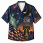 America 250th Eagle Liberty Hawaiian Shirt