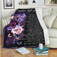 Butterfly Never Left You Memorial Flannel Blanket For Cozy Home Lounging And Gifting