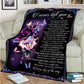 Butterfly Never Left You Memorial Flannel Blanket For Living Room And Bedroom Styling