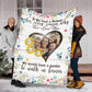 Family If We Had A Flower Custom Photo Flannel Blanket For Soft Bed Couch And Home Comfort