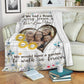 Family If We Had A Flower Custom Photo Flannel Blanket For Relaxing At Home And Travel