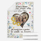 Family If We Had A Flower Custom Photo Flannel Blanket For Cozy Home Lounging And Gifting