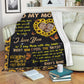 Family I've Only Been With You Personalized Flannel Blanket For Relaxing At Home And Travel