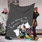 Skull Our Snuggle Nightmares Personalized Flannel Blanket For Soft Bed Couch And Home Comfort