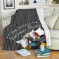 Skull Our Snuggle Nightmares Personalized Flannel Blanket For Living Room And Bedroom Styling