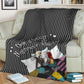 Skull Our Snuggle Nightmares Personalized Flannel Blanket For Relaxing At Home And Travel