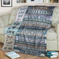 Family To My Boyfriend I Love You Flannel Blanket For Bed Sofa And Reading Nook Decor