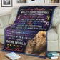 Lion To My Daughter My Little Girl Flannel Blanket For Bed Sofa And Reading Nook Decor