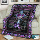 God To My Mom Floral Flannel Blanket For Bed Sofa And Reading Nook Decor