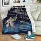Angel To My Mom And Mother With Butterfly Flannel Blanket For Relaxing At Home And Travel