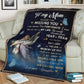 Angel To My Mom And Mother With Butterfly Flannel Blanket For Bed Sofa And Reading Nook Decor
