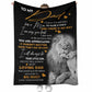 Lion To My Dad Flannel Blanket For Cozy Bedroom And Sofa Decor