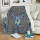 Hunting Deer Love Flannel Blanket For Relaxing At Home And Travel