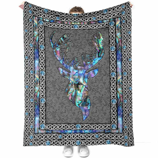 Hunting Deer Love 50 x 60 Inch Flannel Blanket For Cozy Bedroom And Sofa Decor