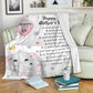 Elephant Happy 1ST Mothers Day And All The Days Ahead Personalized Flannel Blanket For Living Room And Bedroom Styling