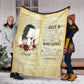 Book Just A Girl Who Loves Books Personalized Flannel Blanket For Soft Bed Couch And Home Comfort